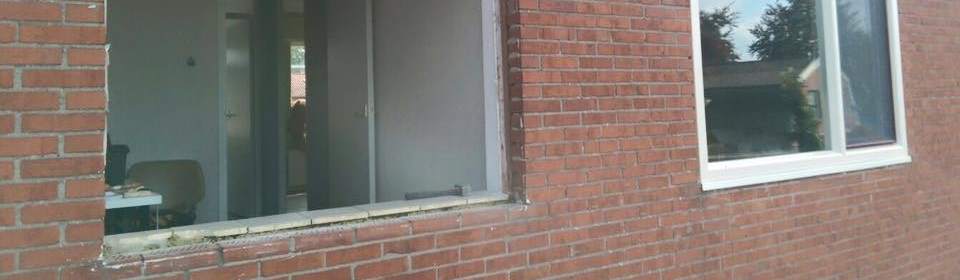 Plaatsen van raam met isolatieglas